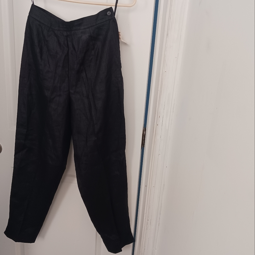 NEW black linen pants